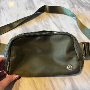 Lululemon Athletica Crossbody Bag in Olive Green